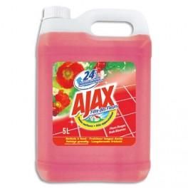 AJAX BIDON DE 5 LITRES NETTOYANT PARFUM FLEURS ROUGE