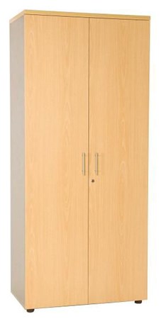 ARMOIRE PORTES BATTANTES MAJESTY MERISIER ALU 180 CM