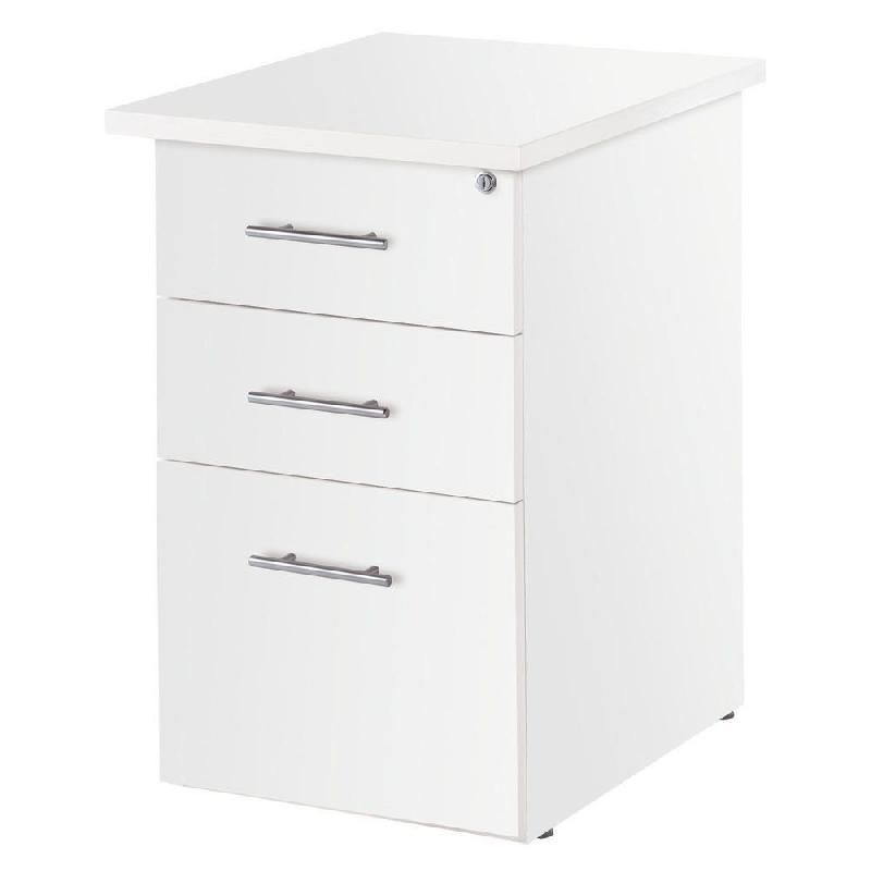 CAISSON ACTUAL HAUTEUR BUREAU - L.42 X P.60 X H. 72 CM - BLANC