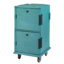 CAMBRO - UPC1600-110 - Chariot isotherme GN à double compartiment série Camcart® - 71,5 x 82 x 135 cm - Bleu ardoise - plastique UPC1600401_0