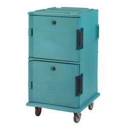 CAMBRO - UPC1600-110 - Chariot isotherme GN à double compartiment série Camcart® - 71,5 x 82 x 135 cm - Bleu ardoise - plastique UPC1600-401_0