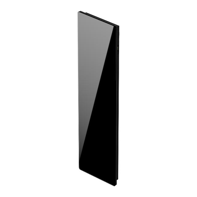 CAMPAVER Nativ Radiateur connecté Vertical 1000W Verre massif Noir astrakan - Intuis - K161223_0