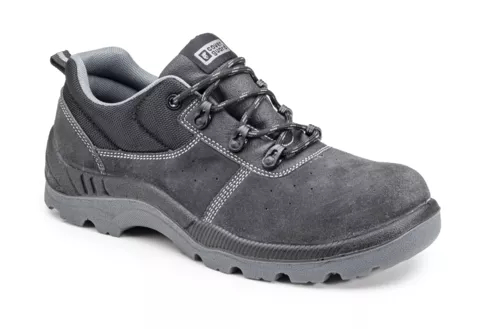 Chaussures de sécurité Basse Cuir velours Anthracite S1P - Référence : 9KYA150_0