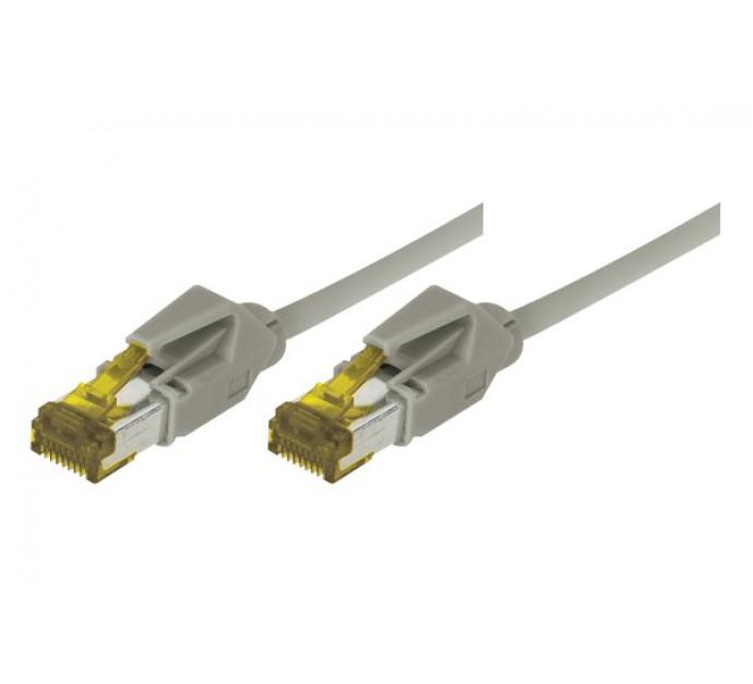 Cordon RJ45 sur câble catégorie 7 S/FTP LS0H snagless jaune - 20 m - Haute performance jusqu'à 10 Gbps - Câble DRAKA et connecteurs HIROSE_0