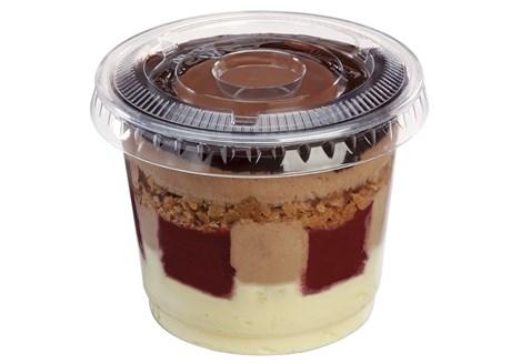 COUPE DESSERT JETABLE + COUVERCLE 200 ML (VENDU PAR 25)