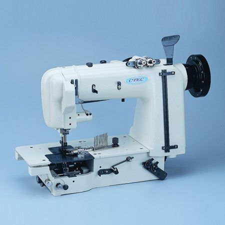 Ct300w 205 - piqueuse plate - machine à coudre industrielle pour poids lourds - 2 aiguilles - Chung Tien Enterprise Co., Ltd._0