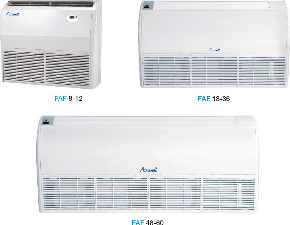 Faf - climatiseur professionnel - airwell - télécommande infrarouge en standard_0