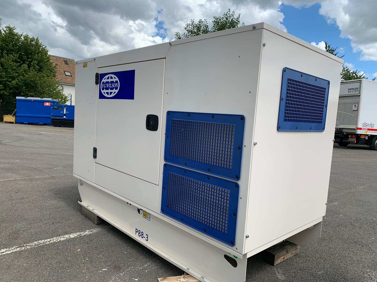 Groupe électrogène d'occasion avec capote neuf déstockage - FG WILSON P88 - 88 KVA_0