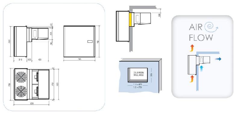 Groupe pour chambre froide type positif 22,5 m3 pour temp ambiante +32°c - 7492.0090_0