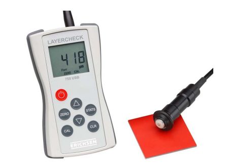 Layercheck 750 - mesure d'épaisseur - Erichsen - capacité 2000 μm sur non-ferreux, 3000 μm sur acier - conforme DIN, ISO, BS, NF, ASTM_0