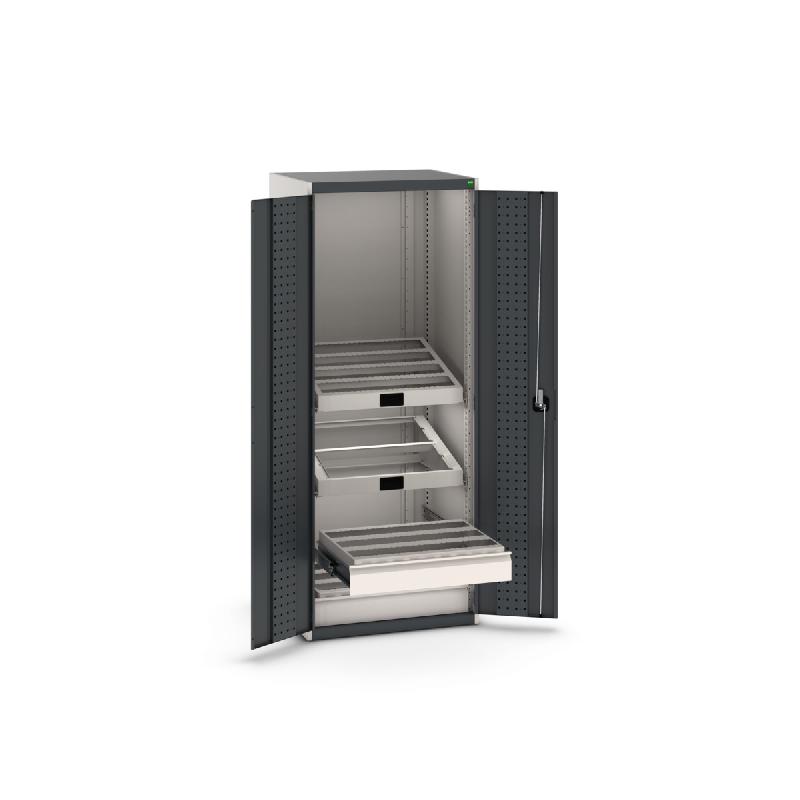 Tablette extensible pour garnitures - Réf : 40523005 - Charge lourde 75kg, pour armoires cubio 1050Lx525P_0