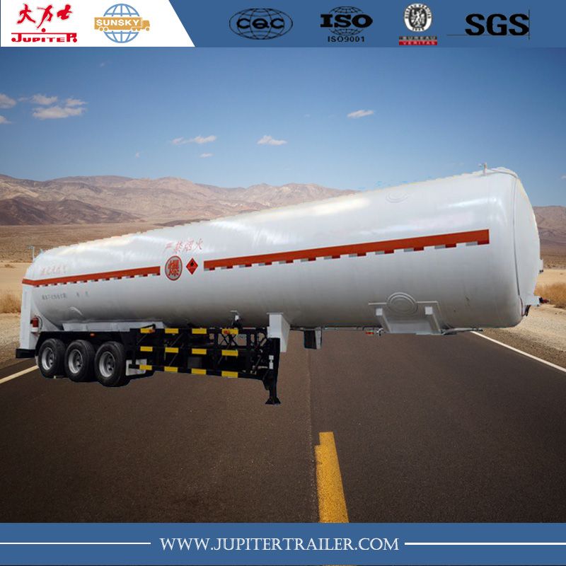 Lng Tank - Remorque citerne - Xiamen Sunsky Trailer Co., Ltd - 3 essieux - capacité 27 000 kg - poids à vide 15 200 kg_0