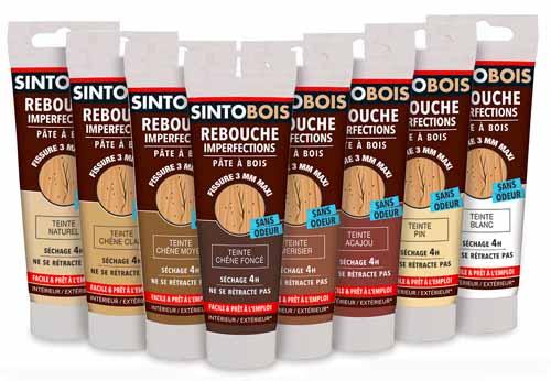 Pâte à bois à l’eau sintobois chêne foncé tube 250g - SINTO - 37400 - 395411_0