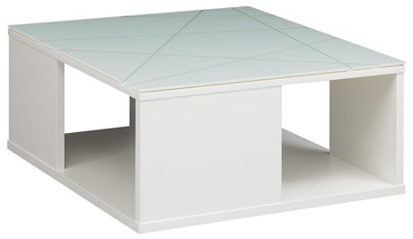 TABLE BASSE D'ACCUEIL BLANC SUNDAY