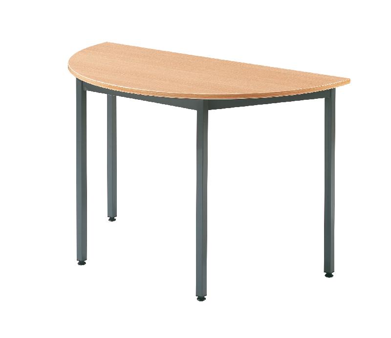 Table demi ronde l.1200 x p.600 mm hêtre et anthracite_0