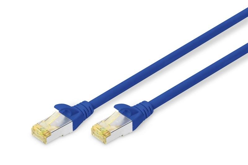 DIGITUS DK-1644-A-030-B-10 - Câble réseau 3 m Cat6a S/FTP (S-STP) RJ-45 mâle/mâle - Bleu_0