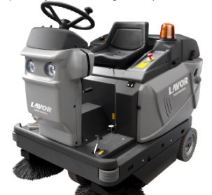 Balayeuse autoportée SWL R 1100 ST - robuste avec moteur diesel Yanmar 4,92 kW et bac de récupération 115L_0