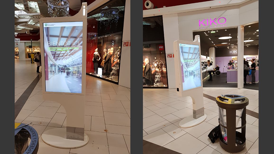 Borne interactive indoor - ViaDirect DOADO - Écran 22 à 49 pouces, haute luminosité et options variées_1