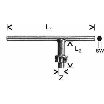 CLÉ DE RECHANGE POUR MANDRINS ZS14 BOSCH 1607950042