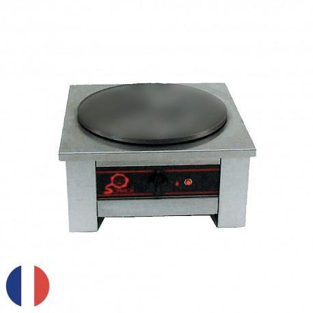 Crêpière électrique professionnelle 1 plaque - Sofraca - 35 cm de diamètre - 2400W - châssis inox - plaque en fonte FG200_0