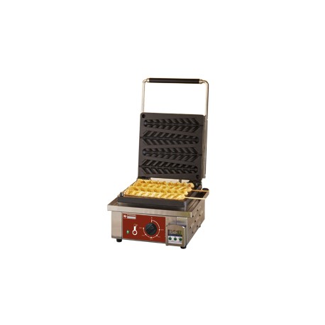 Gaufrier à épi - GE4XEP - électrique, capacité 4 pièces, thermostat 0°C à 300°C_0