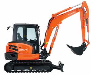 Mini-pelles KX057-4 - Kubota - 5,5t - Puissance et polyvalence accrues_0