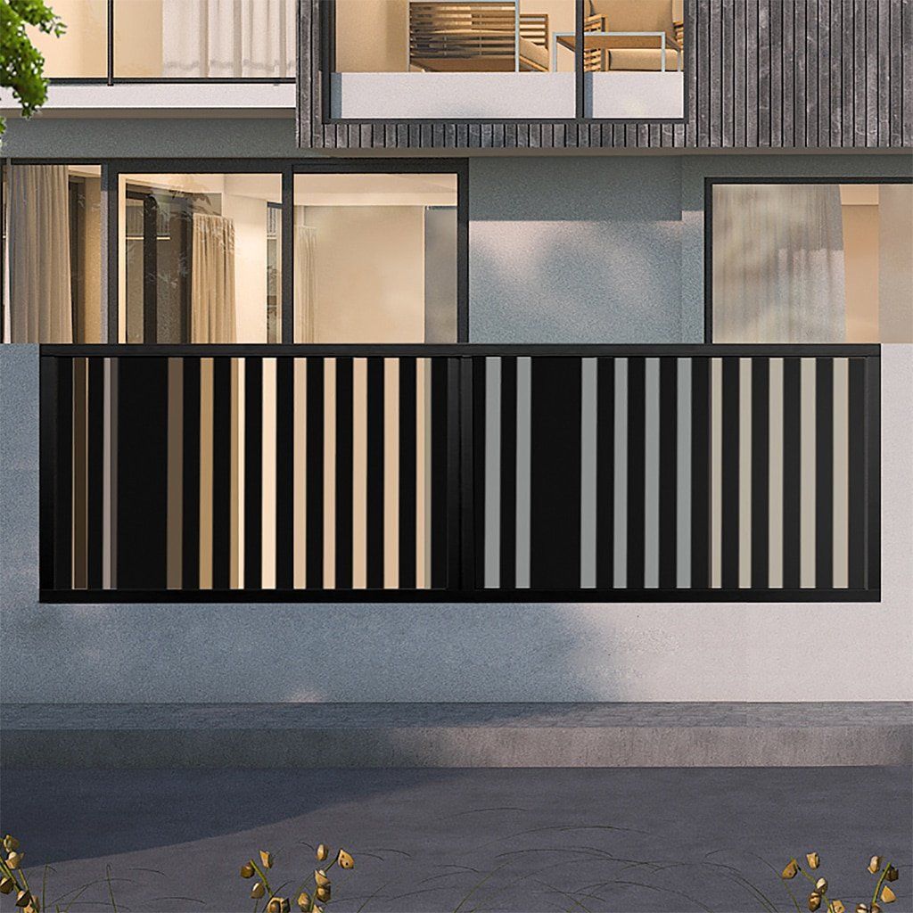 Nivelles - clôture en aluminium - 123 pvc alu - thermolaquage_0