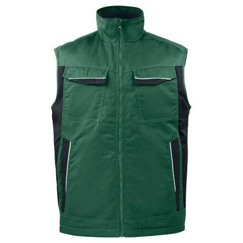 PROJOB 5704 BODYWARMER MULTIPOCHES PRIO MATELASSE VERT FORÊT - TAILLE XS