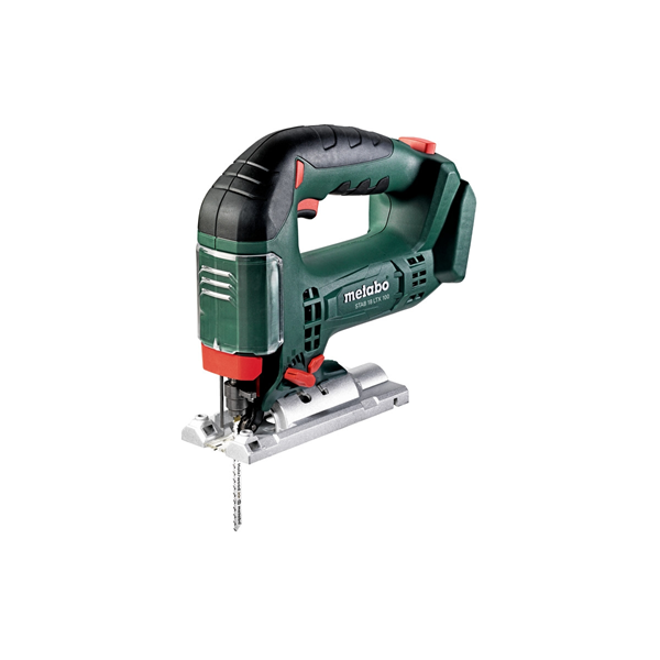 SCIE SAUTEUSE SANS FIL METABO STAB 18 LTX 100 SANS CHARGEUR NI BATTERIE AVEC COFFRET METALOC