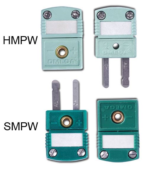 SMPW et HMPW - Connecteur pour thermocouple - Omega - Miniature - Jusqu'à 260°C - Câbles jusqu'à 0,8mm_0