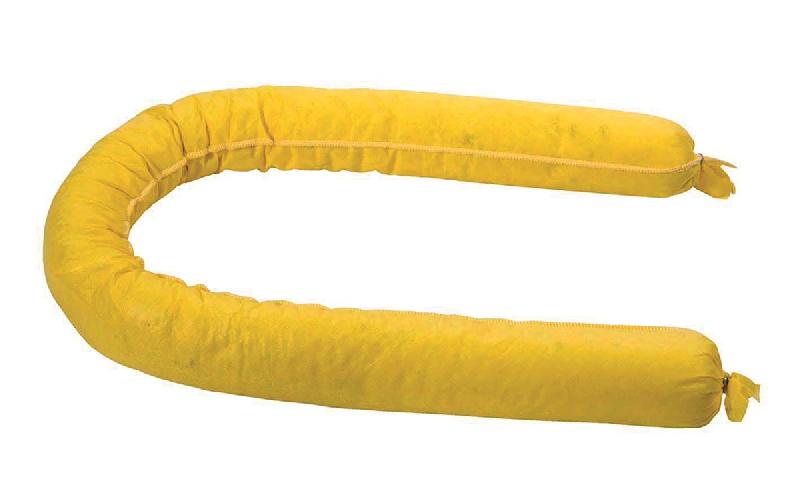 SODISE - Boudin absorbant chimique tous liquides - jaune - 8cm x 1,20m - 4L - à l'unité - 08385_0