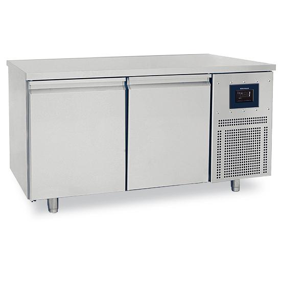 Table réfrigérée pâtisserie 2 portes 600x400 mm - plan inox -2°/+8°C - wifi - 1550x800x850 mm - BNZ0002/FNPI_0