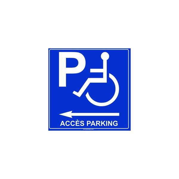 1822 Gap - Handicap accès parking - Pannopro - Formats 30x30 cm, 40x40 cm et 50x50 cm - Vinyle, plastique ou métal rigide_0