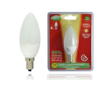 AMPOULE FLAMME DEPOLIE LED 4W E14