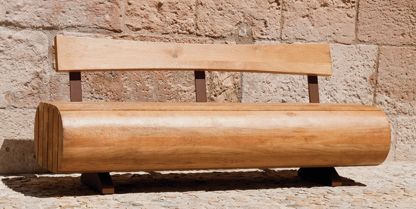 Banc public en bois - Migration S - Design par Agence APS_0