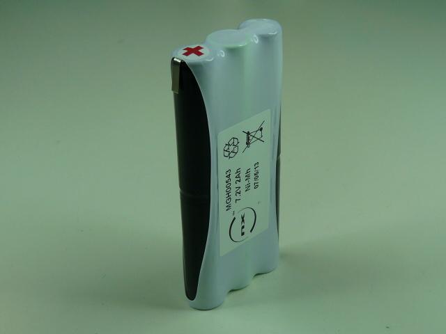 Batterie industrielle Nimh 6x AA 6S1P ST5 7.2V 2Ah HBL - Marque NX_0