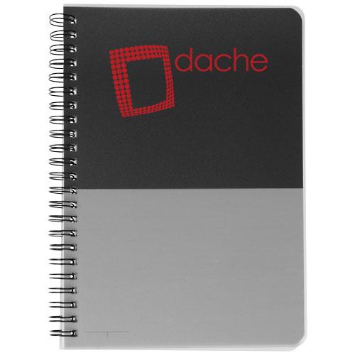 Carnet de notes A5 Colour-block - 70 feuilles lignées - Plastique PP - Réf 10698400_0