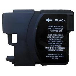 Cartouche jet d'encre compatible Brother MFC 290/490/790/990/5490 (LC980/LC1100/LC61) - Black 28ml - 00691X_0