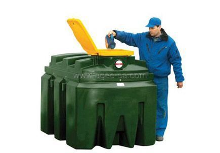 Cuve de récupération des huiles usagées