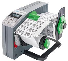 Distributeur d'étiquettes - distribution horizontale pour rouleaux avec impression 'pied en avant'_0