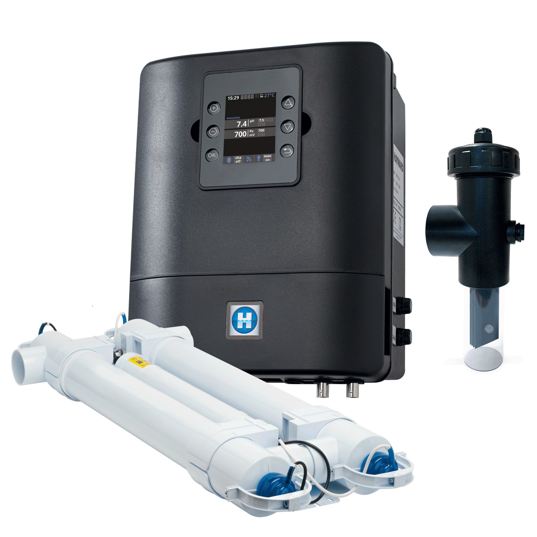 Électrolyseurs - Hayward Pool Europe - UV LS - taux de sel : 1,5 g/L - technologie innovante 3 systèmes_0