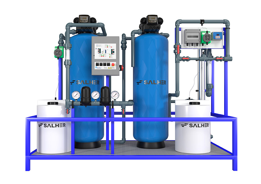 Installations compactes de réutilisation des eaux usées industrielles traitées provenant des systèmes automatiques de lavage de véhicules - LAVA-E - Salher_0