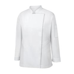 METRO PROFESSIONAL Veste de cuisine pour femmes, manches longues, taille M, blanc - M blanc multi-matériau 219385_0
