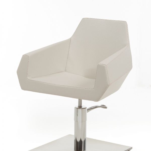 Fauteuil de coiffure - Diamant FB 710 WQ - mousse injectée, base carrée, pompe hydraulique blocable_0