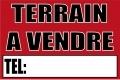 Panneau en PVC - Terrain à vendre - Format 600x400mm - 3mm d'épaisseur_0
