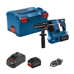 Perforateur Sds-plus Bosch Gbh 18v-28 Cf Professional 0611921002 Avec 2 Batteries Procore 8ah + Chargeur Gal1880 Cv En L-boxx - 4059952611693_0
