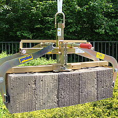 Pince pour pose de marches TSZ - manutention de marches, bordures et éléments béton - profondeur d'insertion 180 mm_0