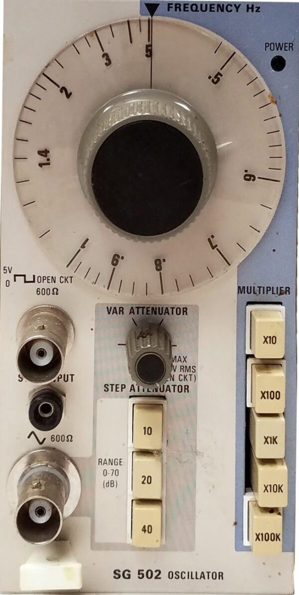 Sg502 - oscillateur numériques a onde sinusoidale - tektronix - 20 hz - 500 khz_0