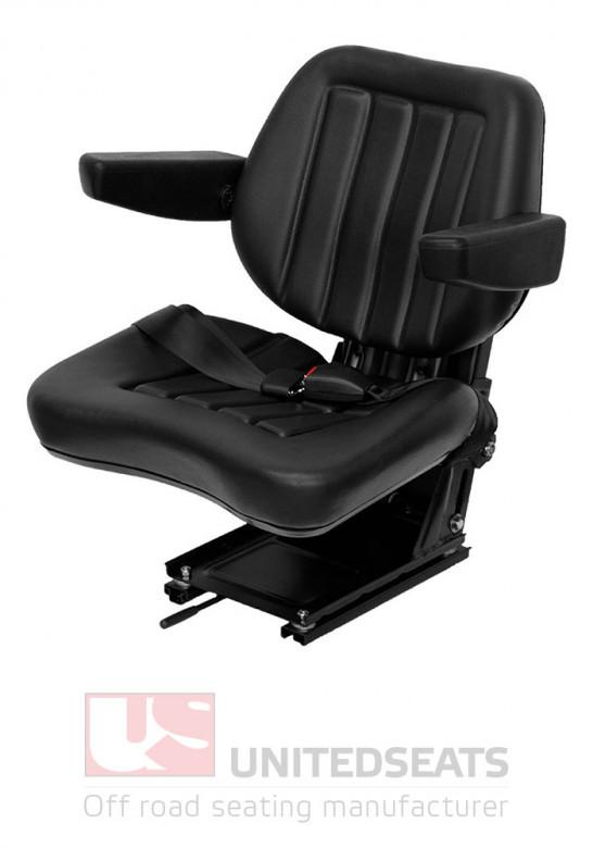 Siège de tracteur - suspension mécanique T600 - ajustable, robuste et confortable_0