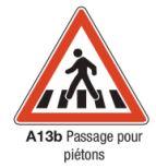 Signalisation de danger type a13b_0